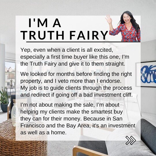 Call me and I&rsquo;ll sprinkle my fairy dust on you too! 
.
.
.
.
#sfrealtor #relocationrealtor #how #buyahouse #sellahouse #househunter #househuntingtips #sellinghouses #realtorsofinsta #sfhomes #truthfairy