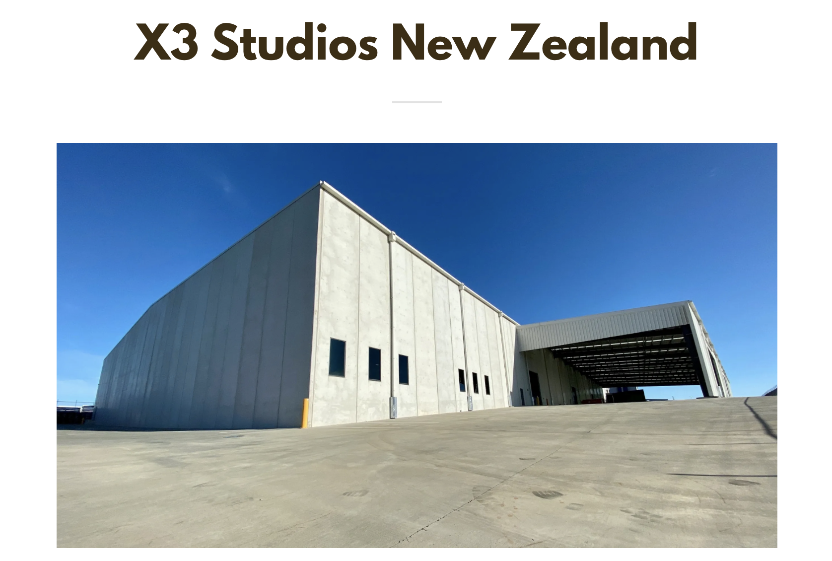 X3 Studios // Launch PR