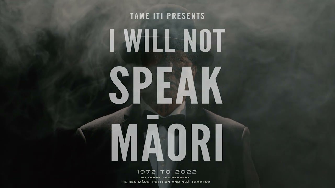 Tame Iti "I Will Not Speak Māori" // PR campaign