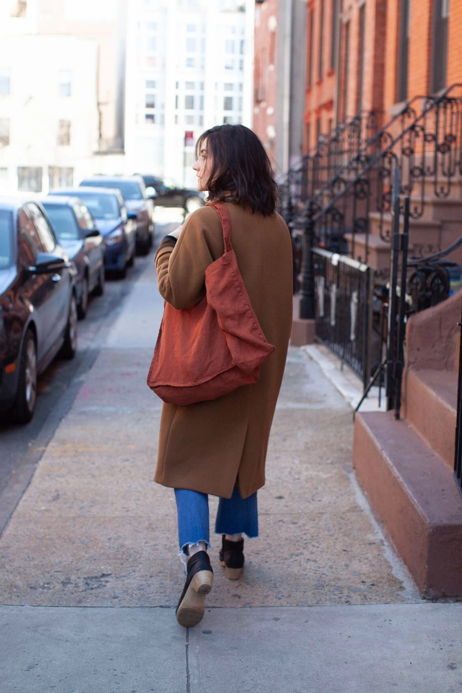 Linen Tote Bag Made in Lithuania notPERFECTLINEN — Hoppe Shoppe