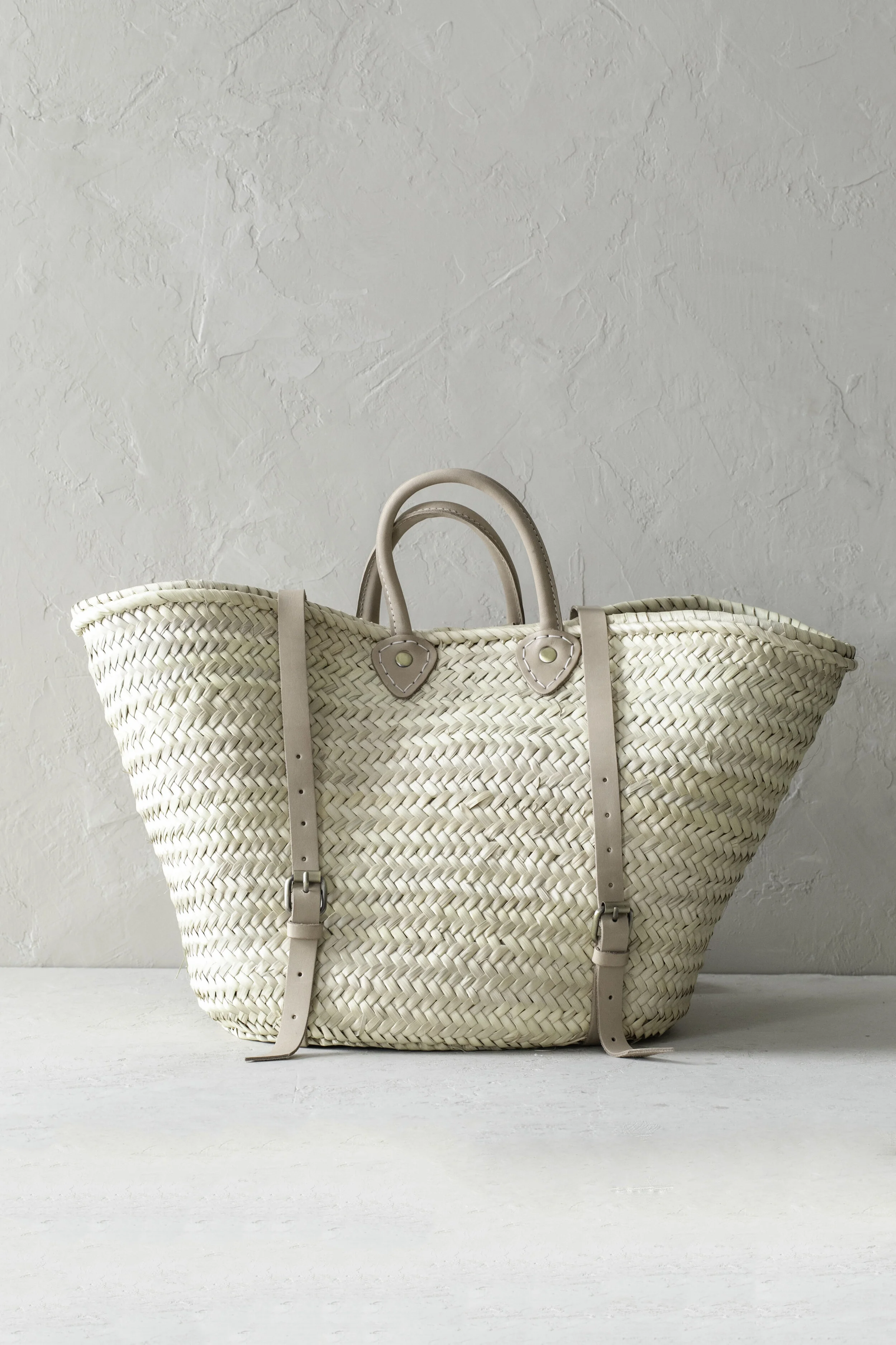 Tokyo French Basket Backpack Fair Trade Woven Bag — Hoppe Shoppe