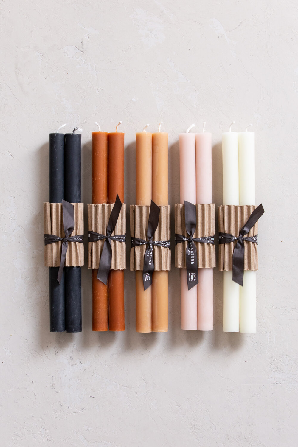 100% Beeswax Everyday 12 Taper Candles {Greentree Home}
