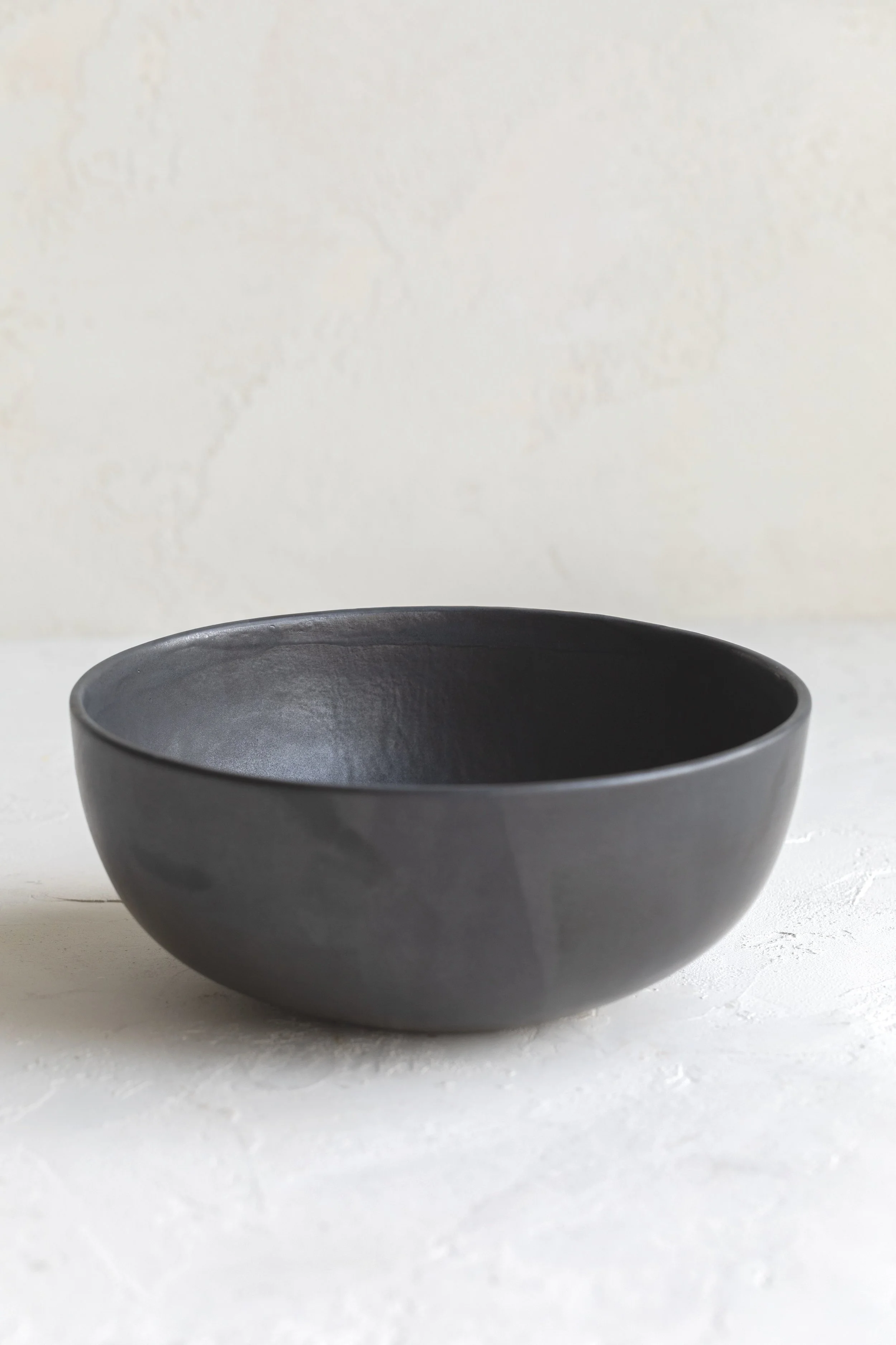Stoneware Salad Serving Bowl Matte Black Creating Comfort Lab — Hoppe