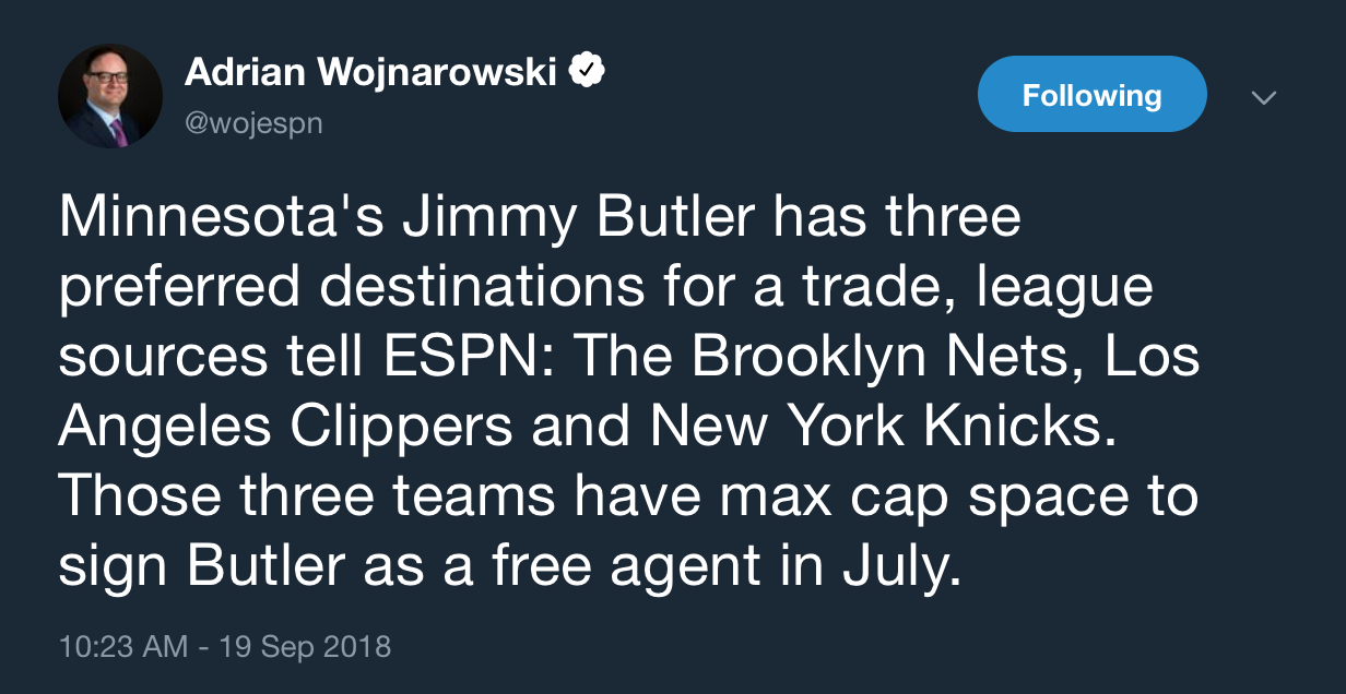 Via: @wojespn