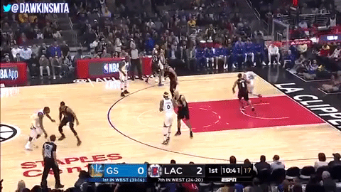 DeMarcus Cousins made sure to get his return to the NBA started with a BANG, not only displaying his ability to dunk coming off of a torn achilles, but also displaying how deadly of a PNR threat he can be in Golden State.