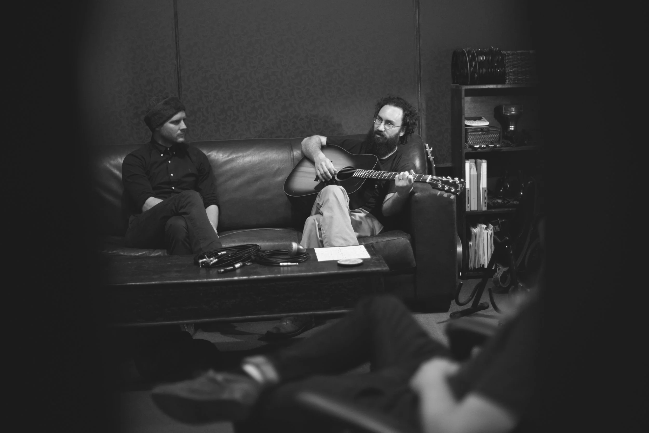 Britton Beisenherz at Ramble Creek Recording Studio. Austin, TX. By Tommy Escobar