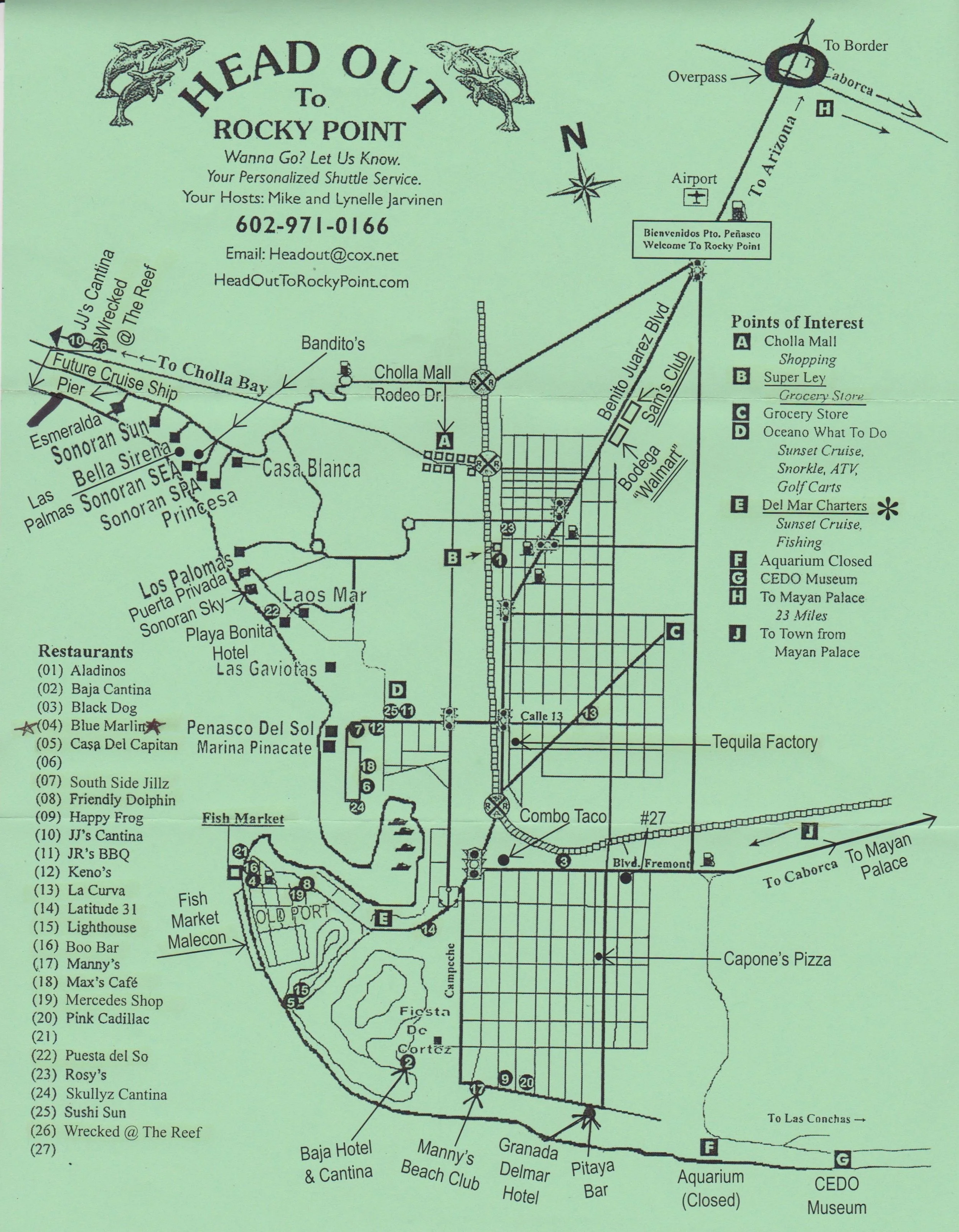 From Az To Rocky Point Map