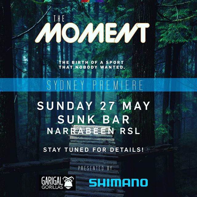 Australia! We comin&rsquo; for ya. The Sydney premier of The Moment is happening May 27th! We hope to see you there @shimanoaustralia