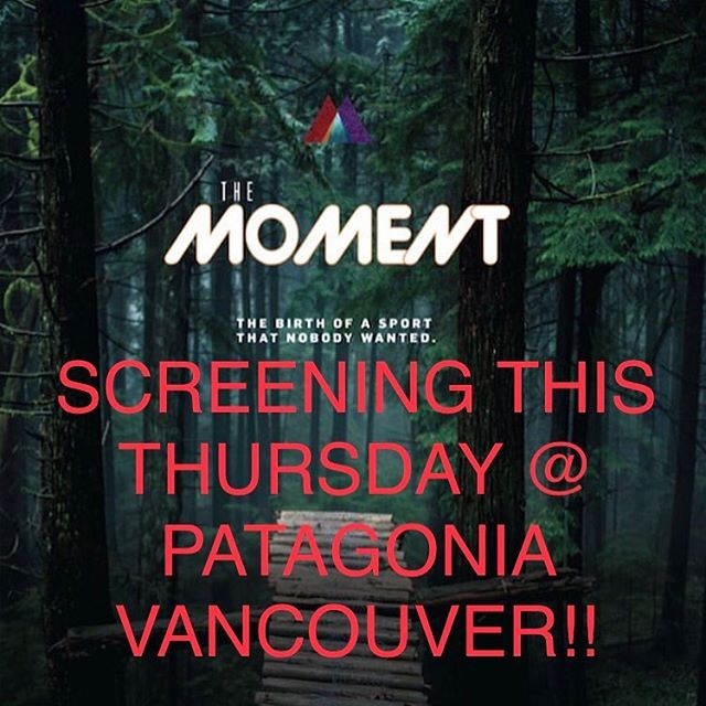 Did you know that @patagonia now makes amazing mountain bike clothing?
To celebrate, this Thursday at 7pm @patagoniavancouver is hosting a FREE screening of @the_moment_movie! There will be beer, some snacks from @patagoniaprovisions, prizes, and a s