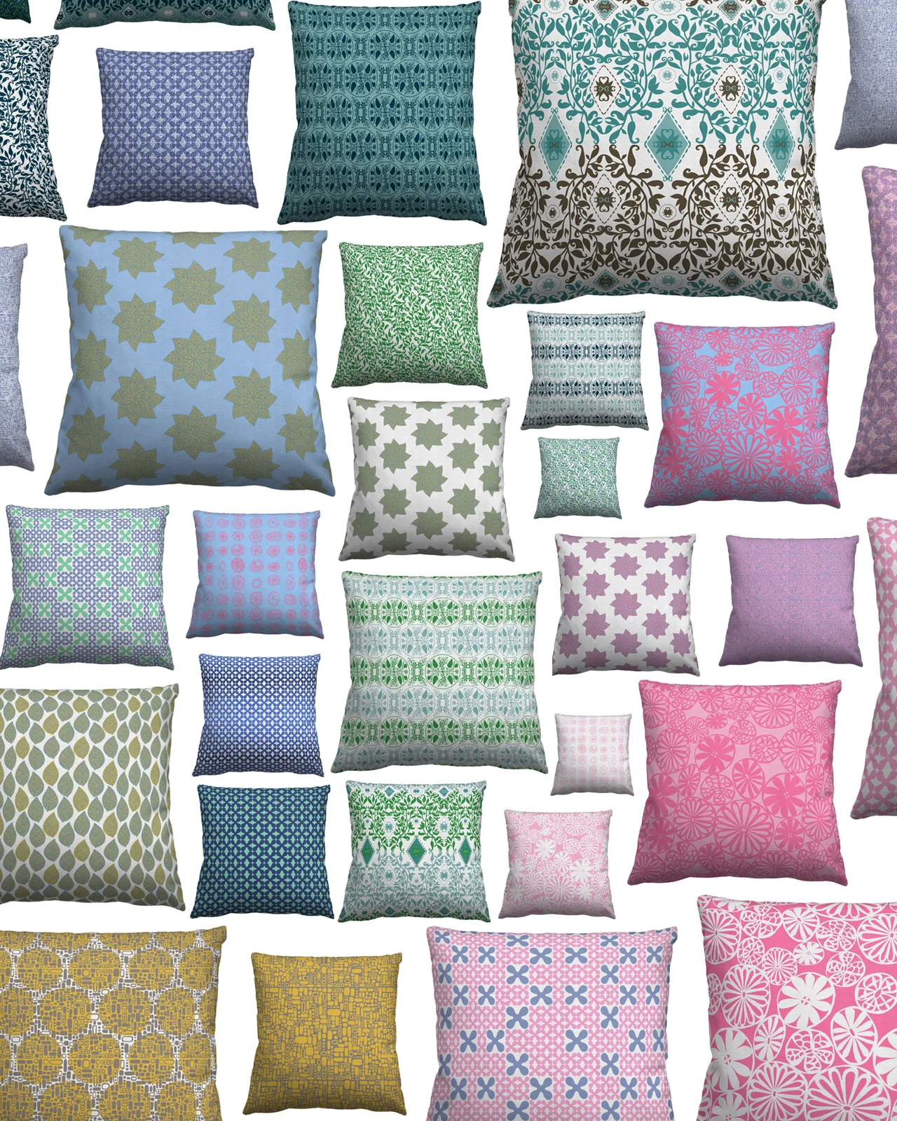 Assorted fabric collections