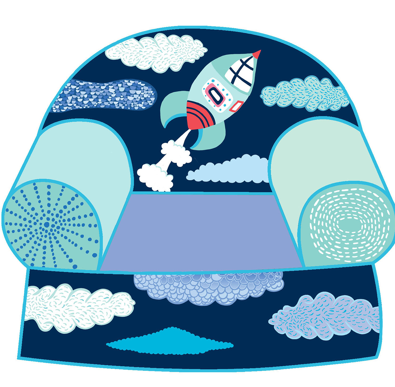 Rocketship chair, Land of Nod