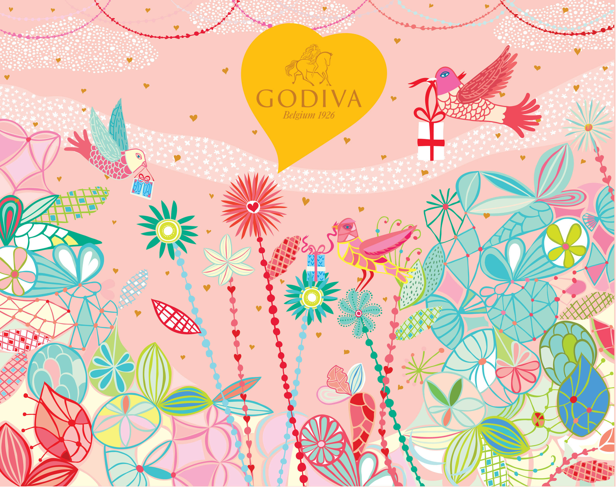 Godiva Chocolate White Day Packaging