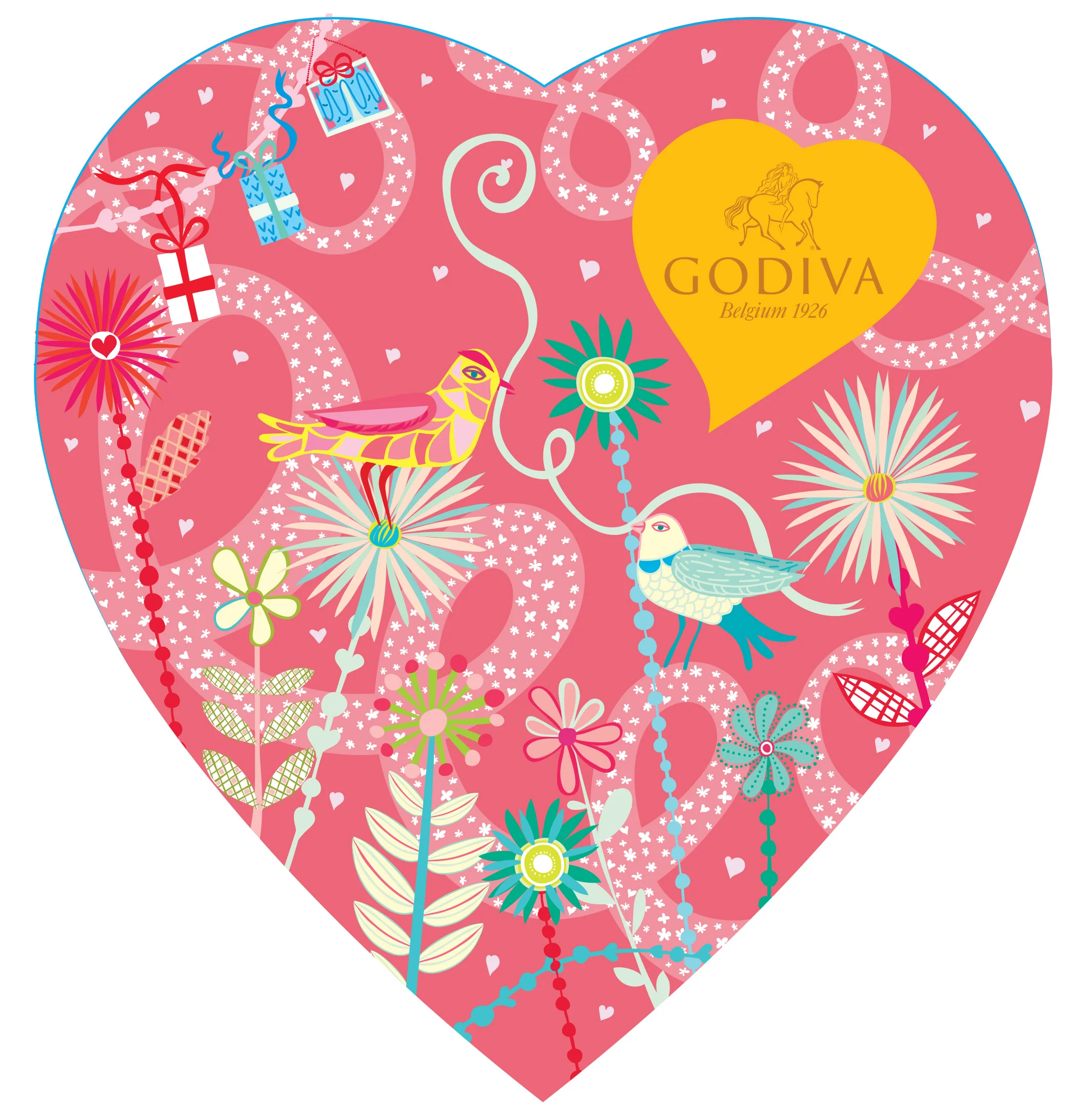 Godiva Chocolate White Day Packaging