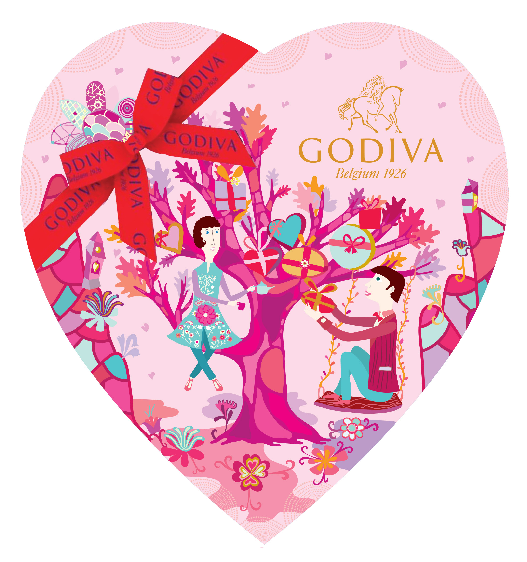 Godiva Chocolate Valentine's Day Packaging