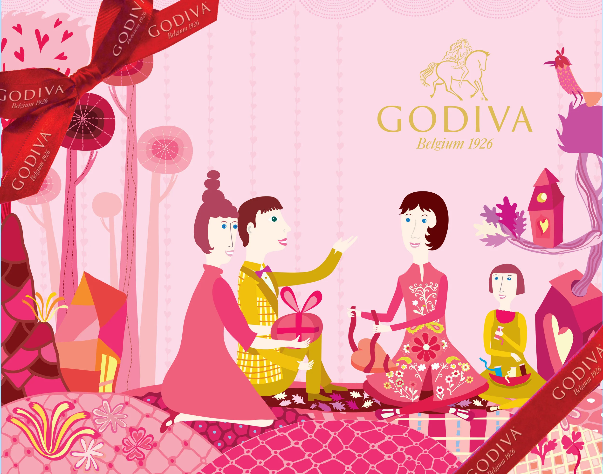 Godiva Chocolate White Day Packaging