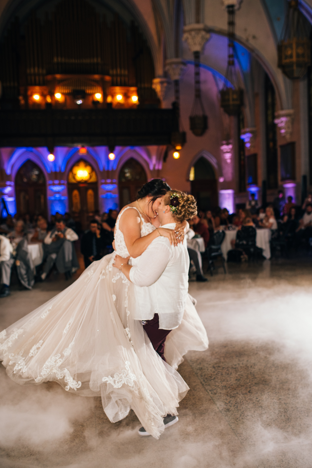 LGBTQ Wedding Dancing on a Cloud