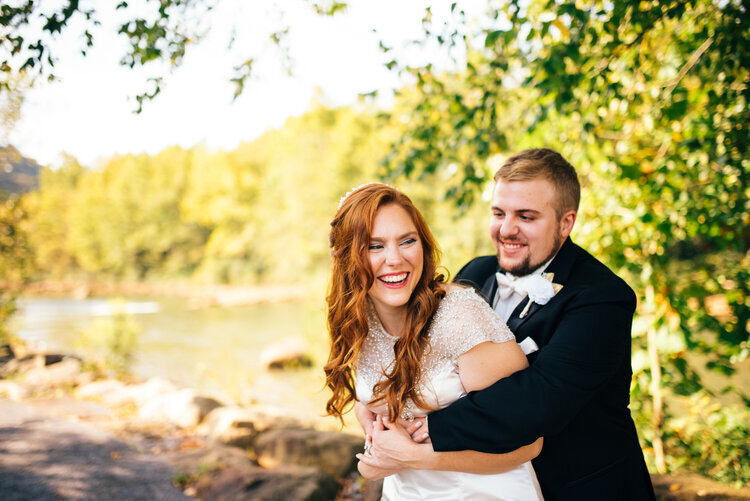 Outdoor Wedding Photos in Johnstown PA