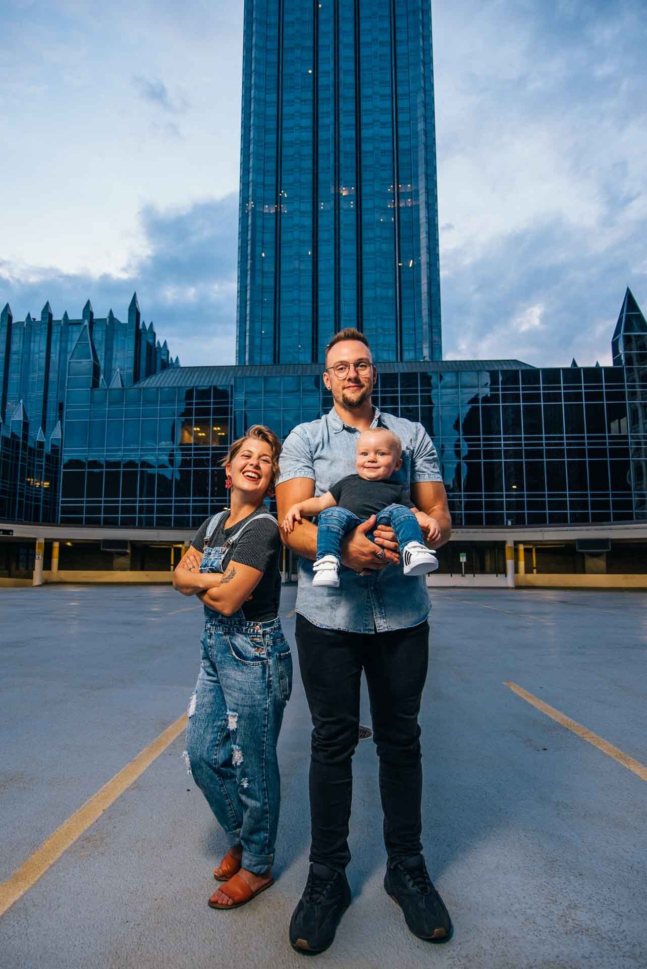 Urban Pittsburgh Rooftop Photography