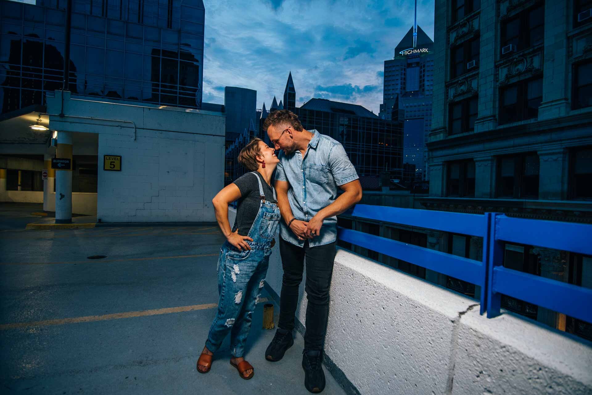 Urban Pittsburgh Rooftop Photography