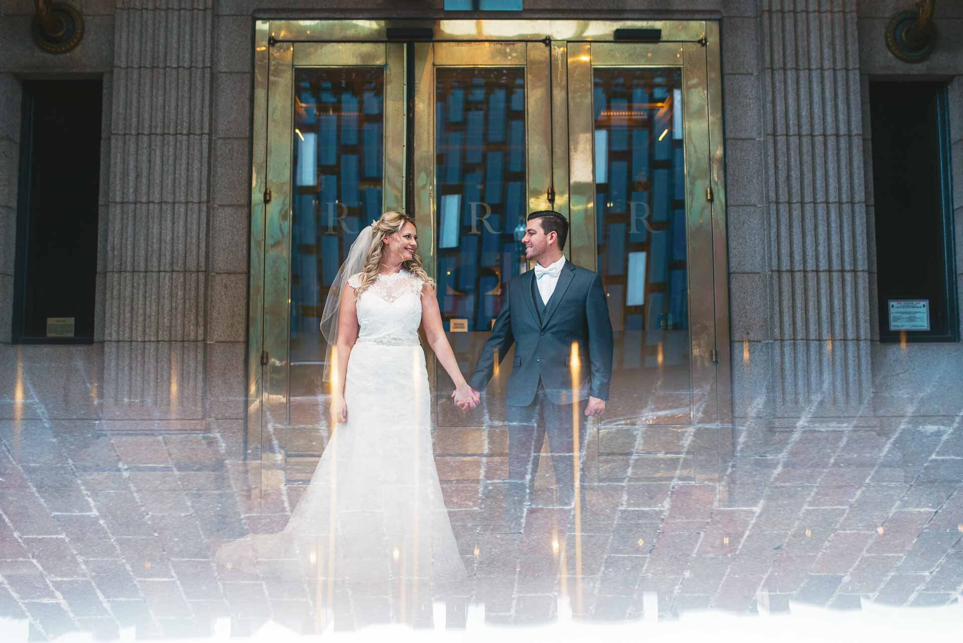 Downtown Pittsburgh Wedding Portraits