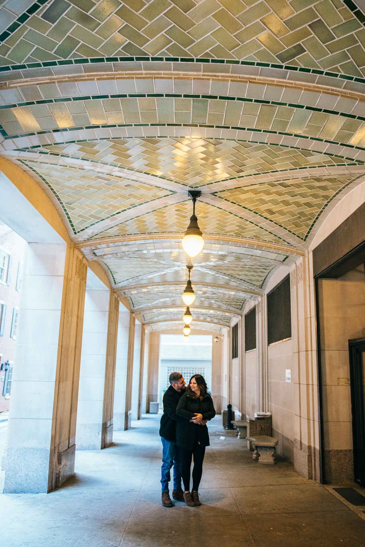 Downtown Pittsburgh Engagement Photo Ideas