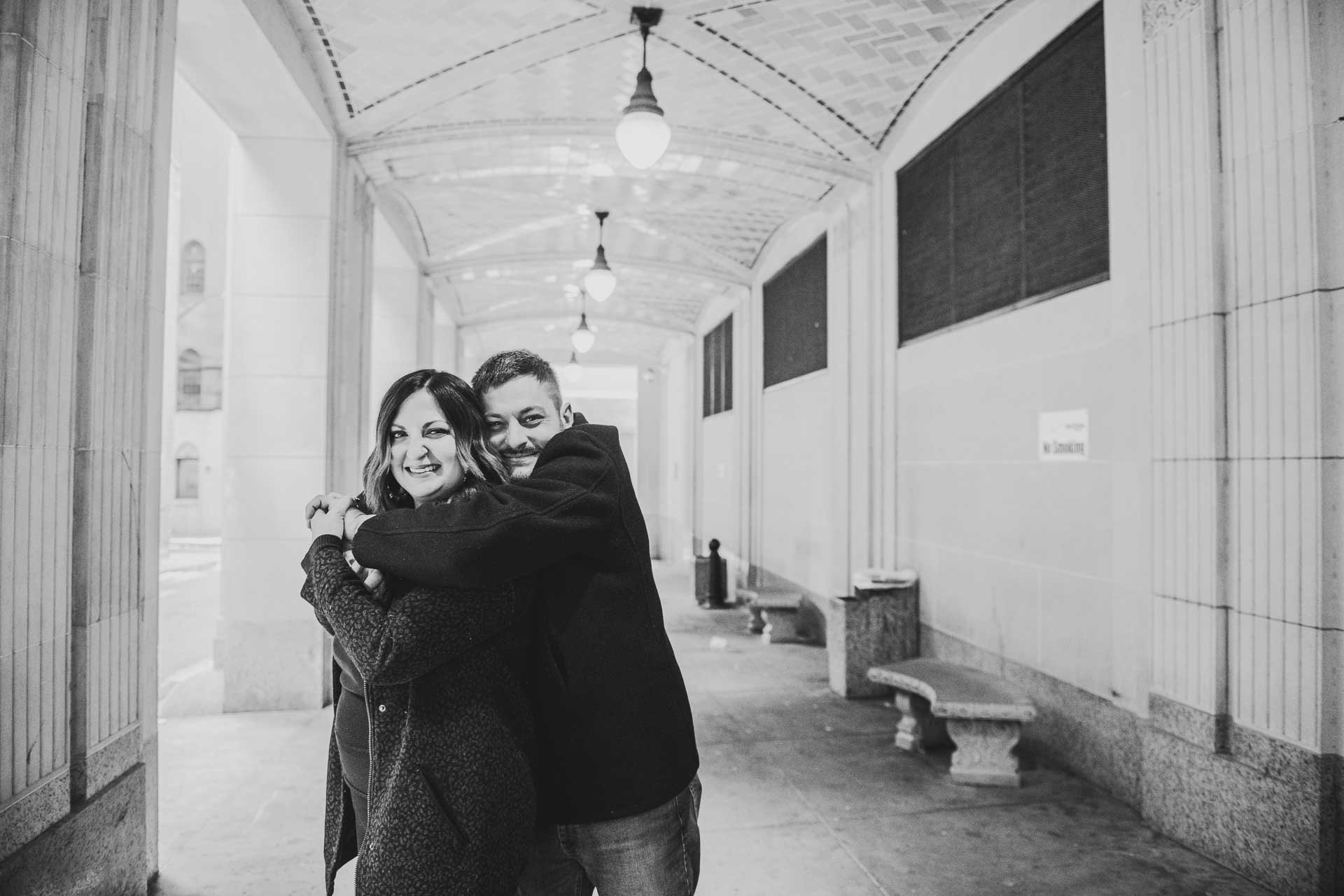 Downtown Pittsburgh Engagement Photo Ideas