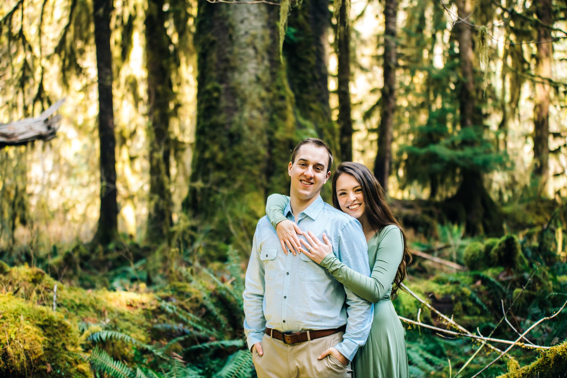 Hoh Rainforest Engagement Session