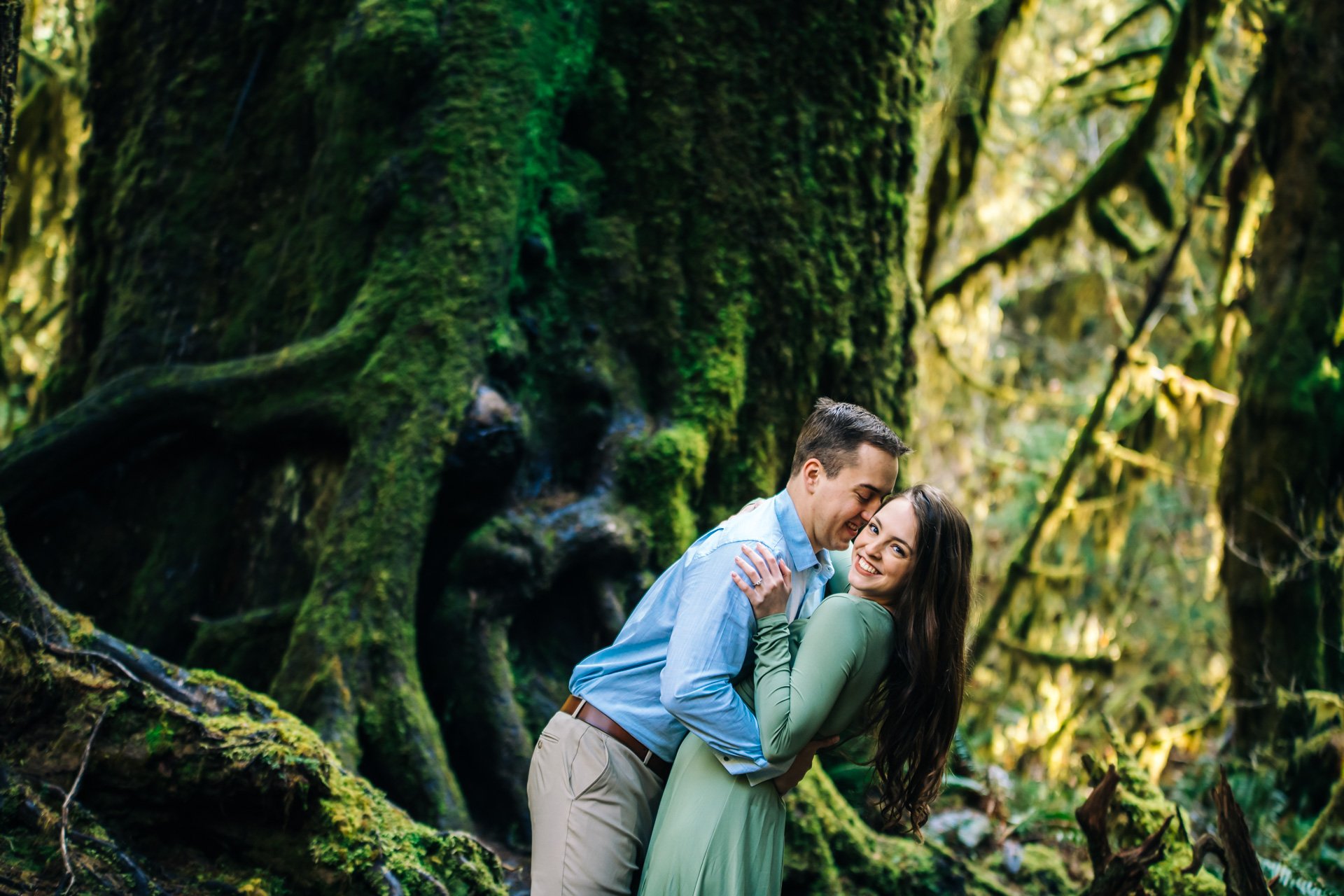 Hoh Rainforest Engagement Session