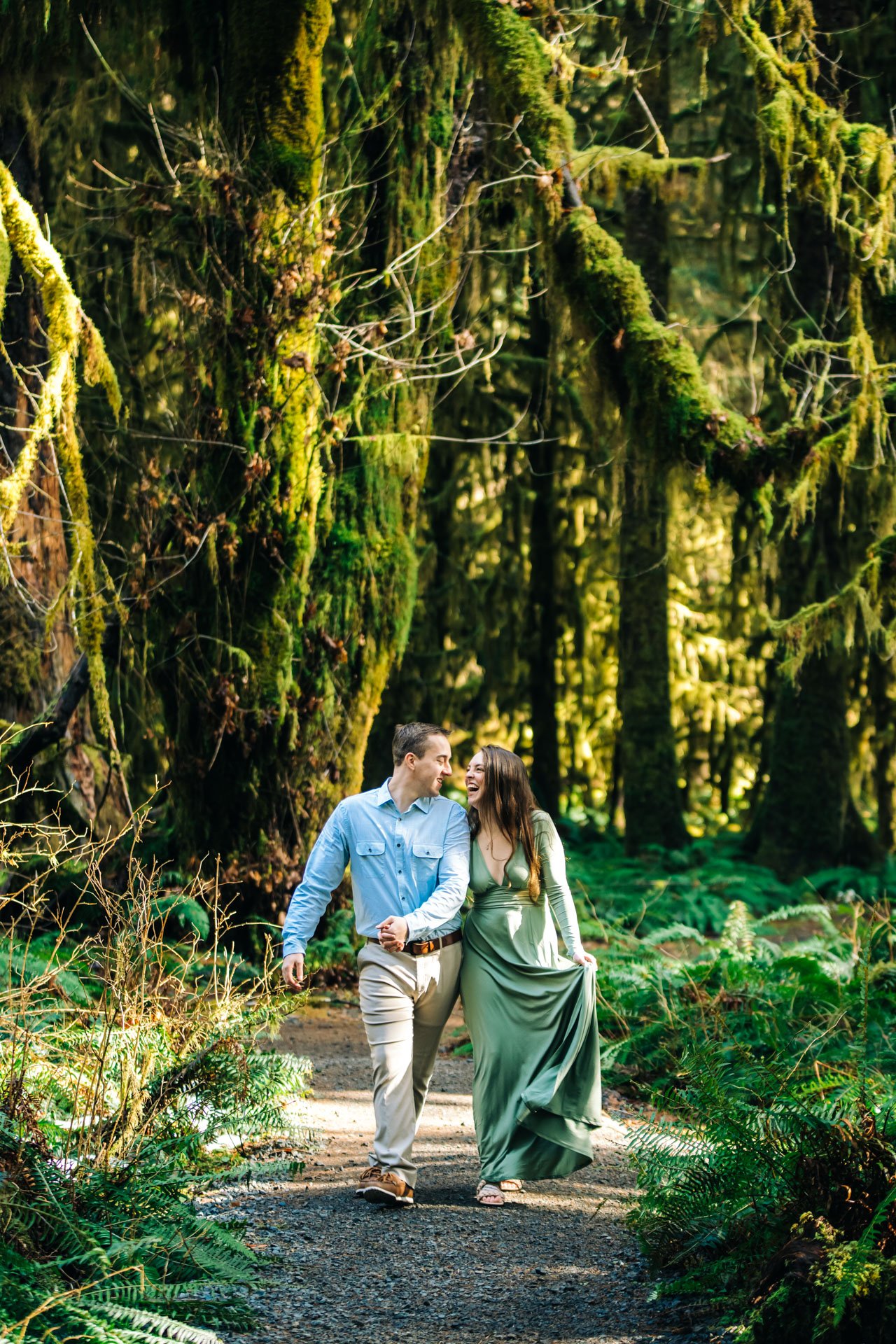 Hoh Rainforest Engagement Session