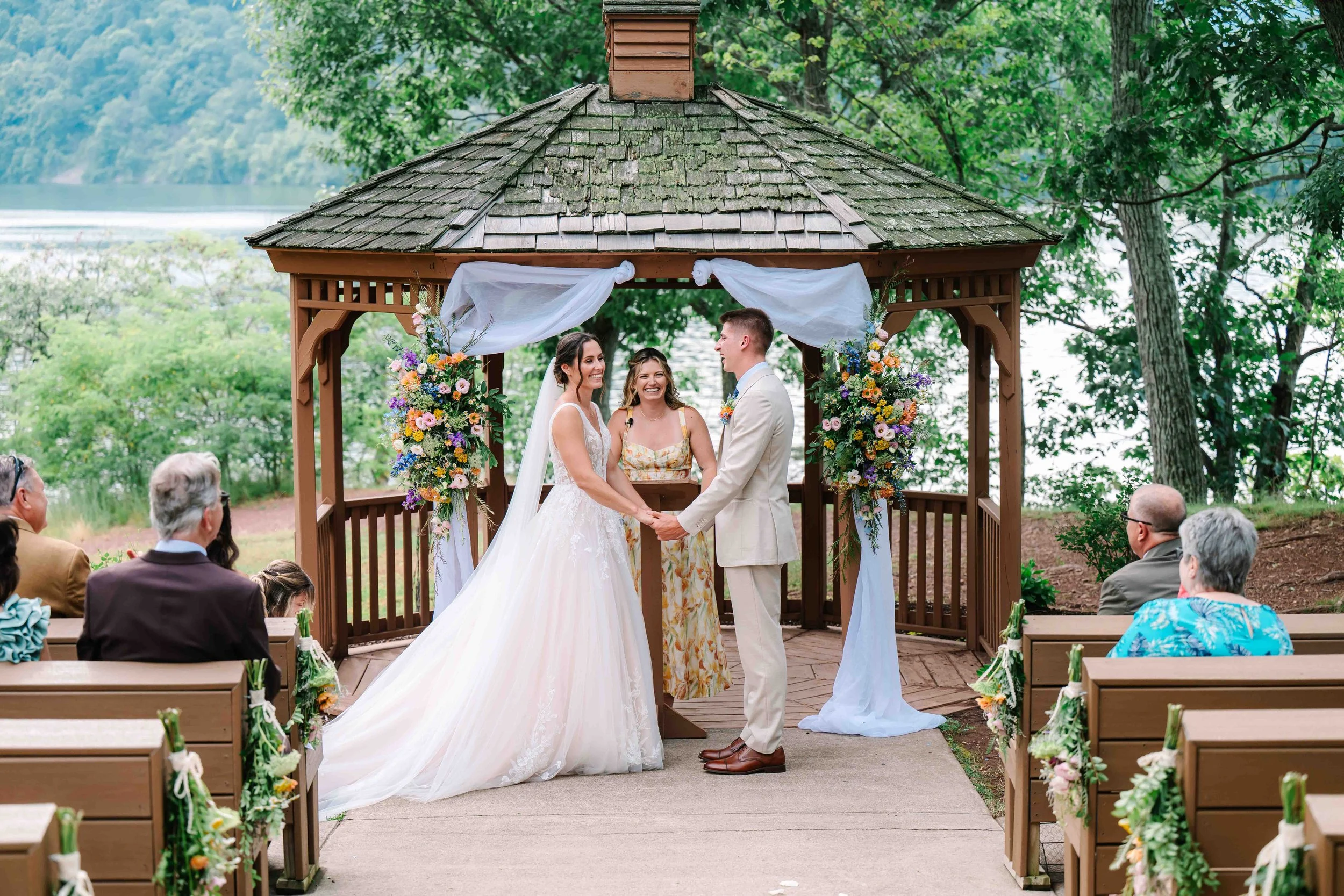DIY Wedding decor with wildflowers