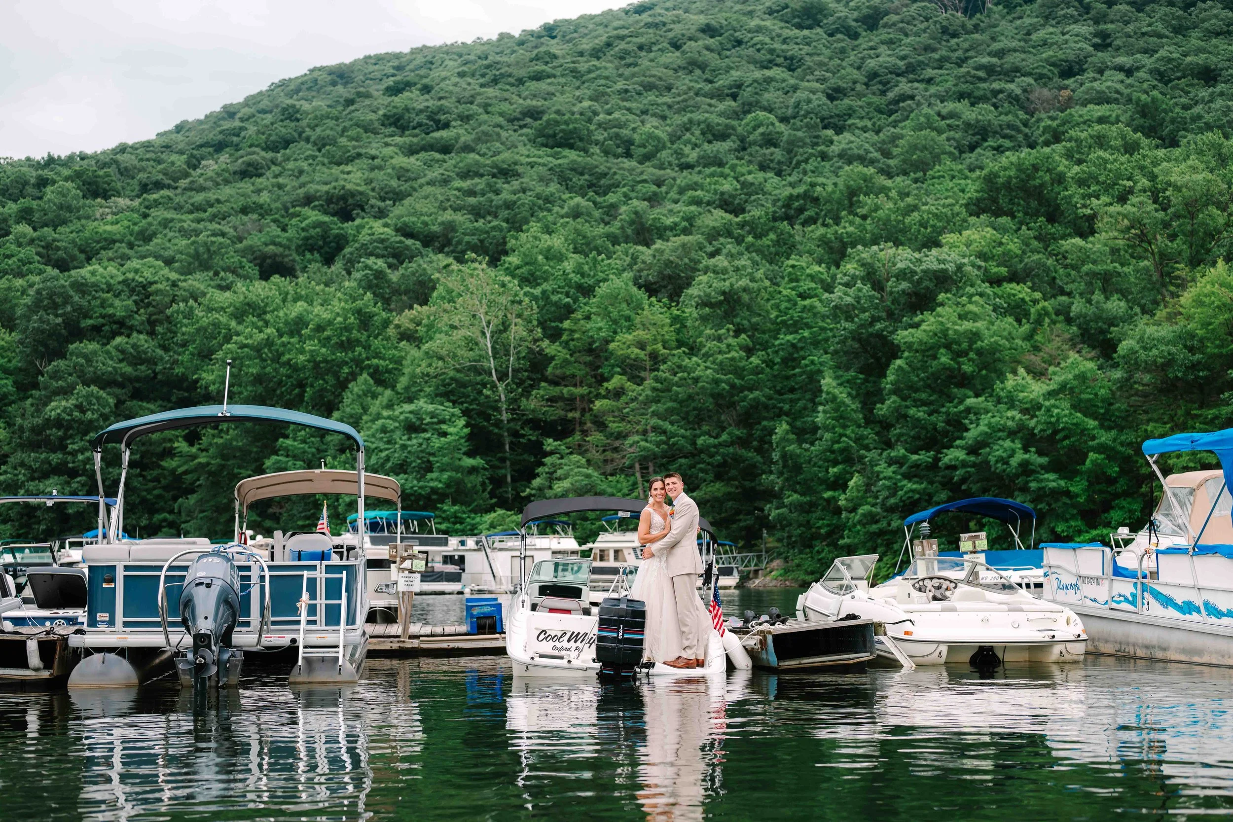 Raystown marina wedding photos