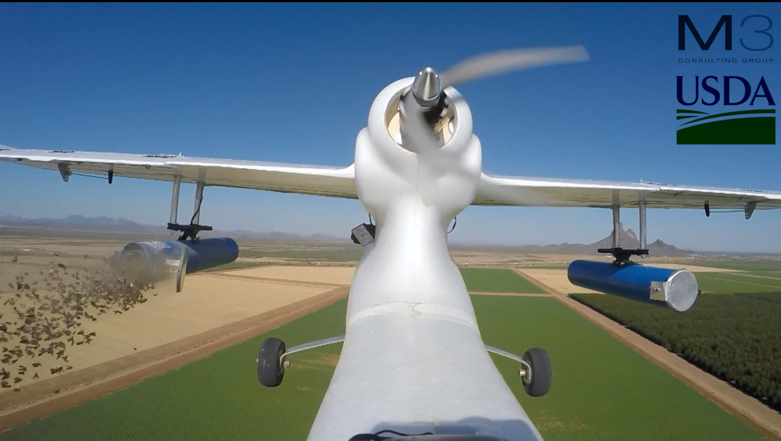 2015 - first use of drones to release sterile insects (Picacho Peak, AZ)