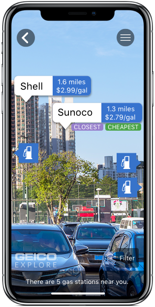 FinD Gas Feature Finding the closest gas station was one of the two functionalities introduced with the first public release. It allowed you to see the closest and cheapest stations near you.