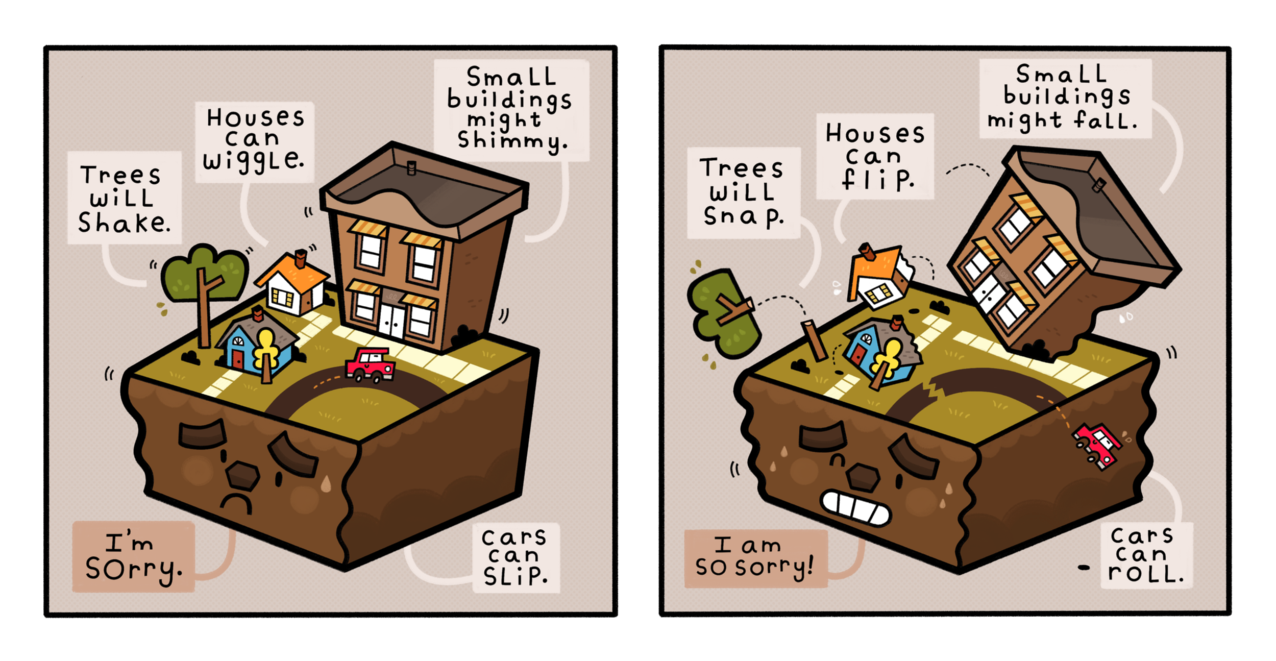 What Does A Small Earthquake Feel Like? What Does A Big Earthquake Feel Like?