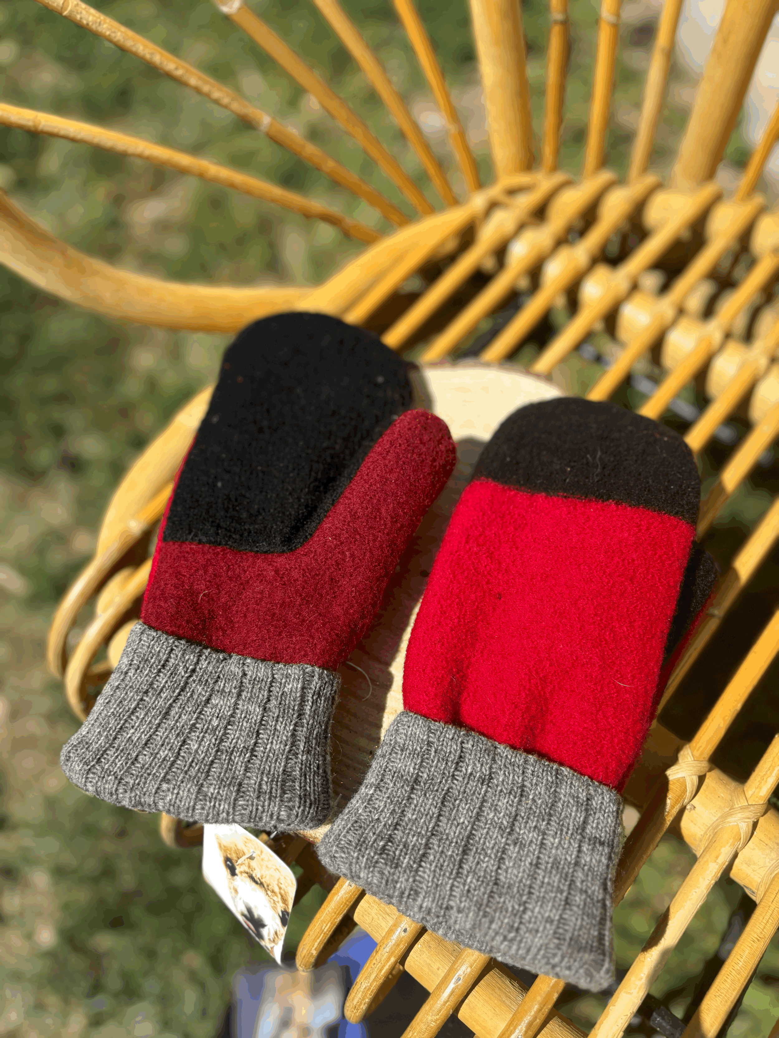 alpaca and recycled sweater mittens (Copy)