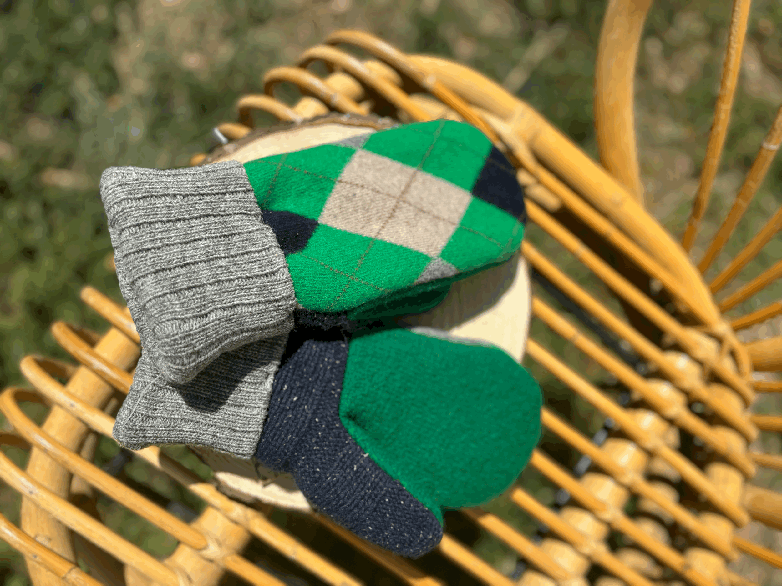 alpaca and recycled sweater mittens (Copy)