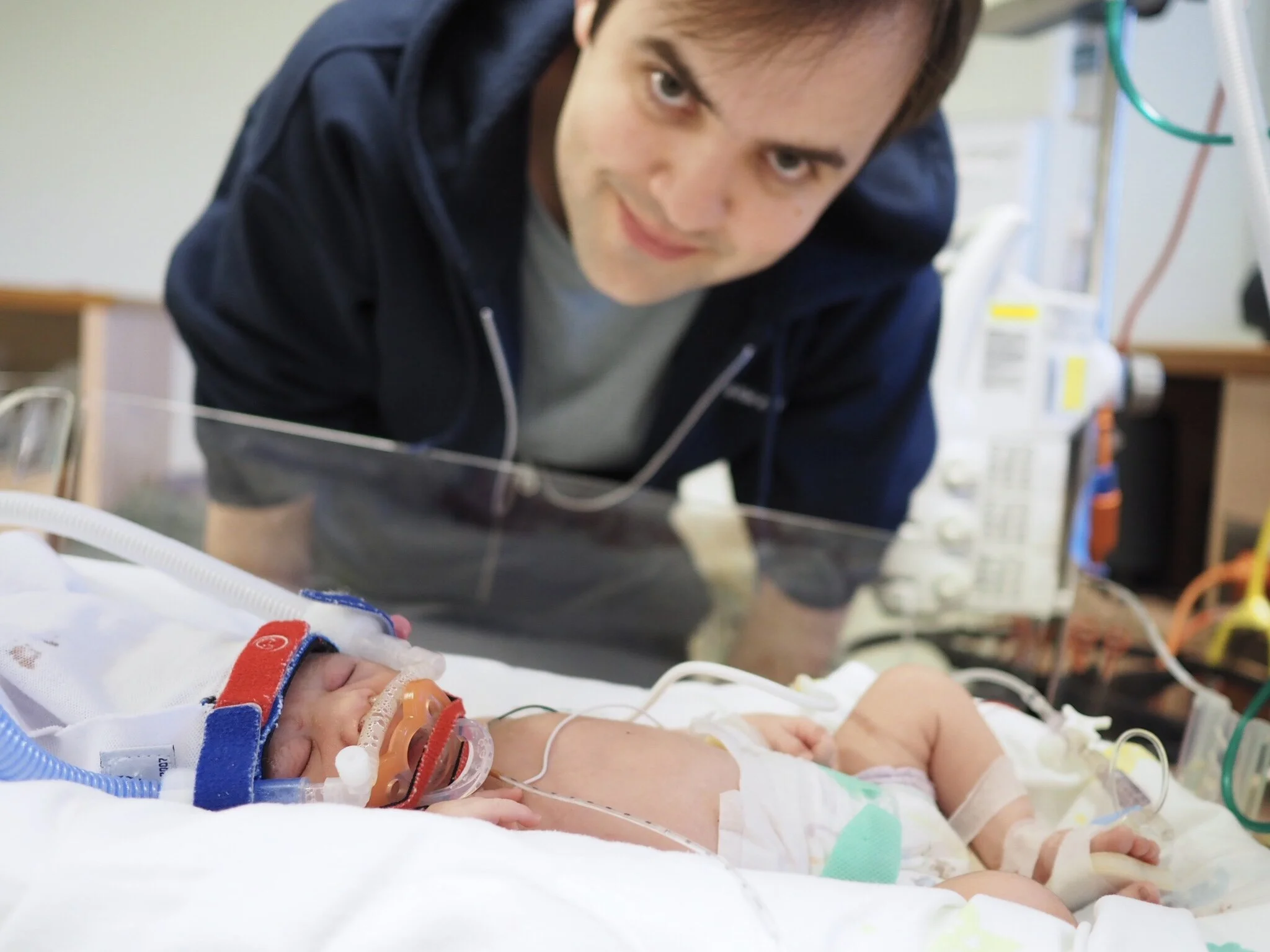 Tom’s first photo with Ruby