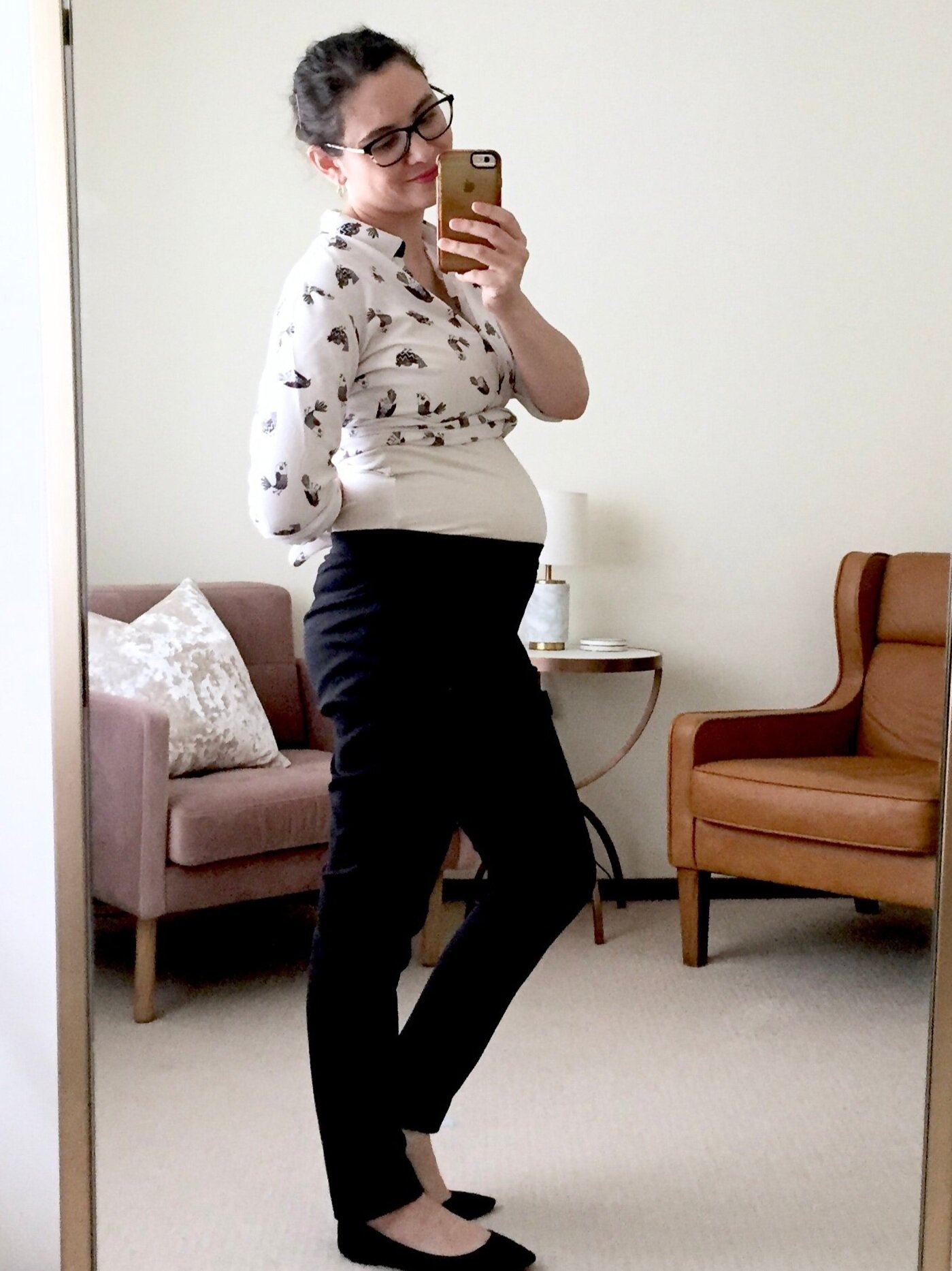 5 month hidden baby bump