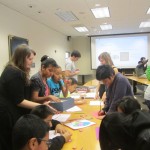 Lianne passed along some art tricks as she led the kids in drawing their beautiful brains!