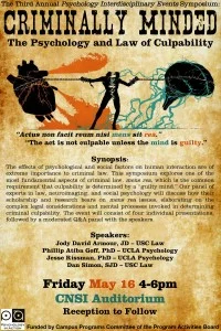 Criminally Minded: The Psychology and Law of Culpability