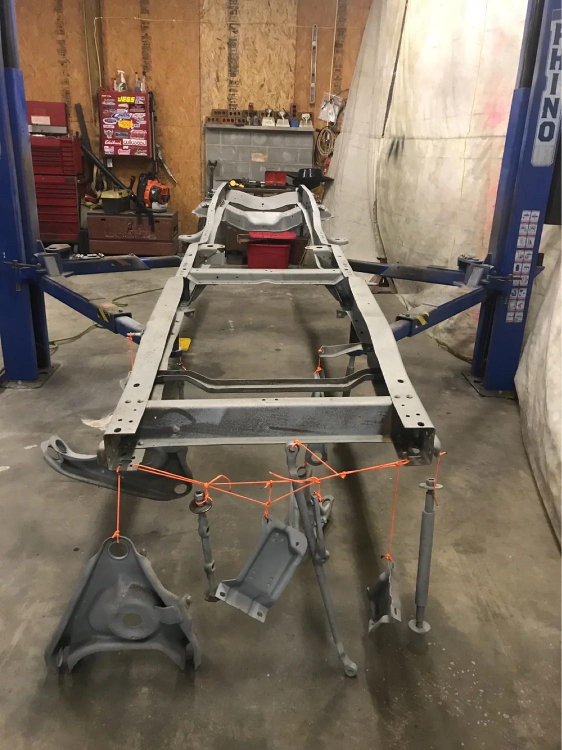 A fresh coat of chassis black