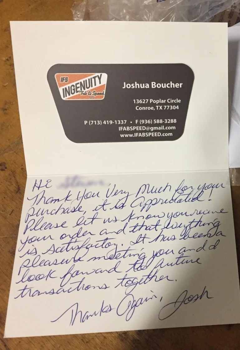 IFS crossmember delivered