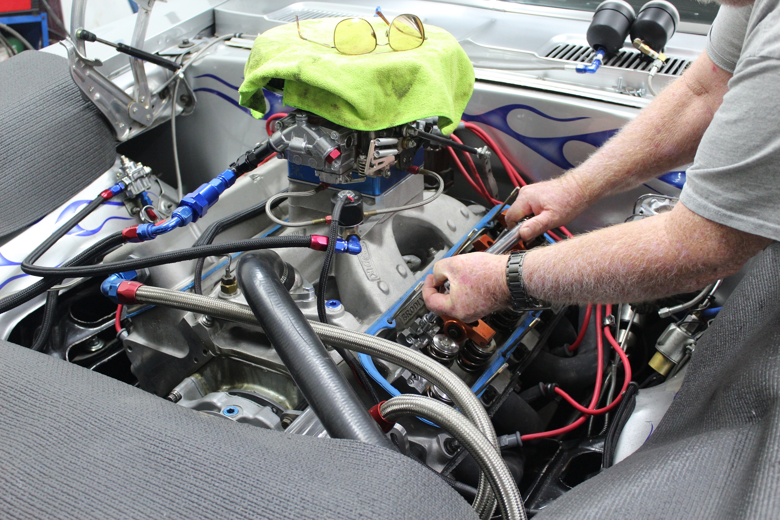 Jesel Pro Aluminum Shaft Rocker BBC Install — Multi Motorsports