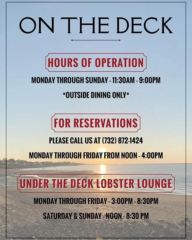 Outdoor dining and to-go pickup are available today!!🥳 so excited to see everyone🍻 #otd #atlantichighlandsnj #outdoordining