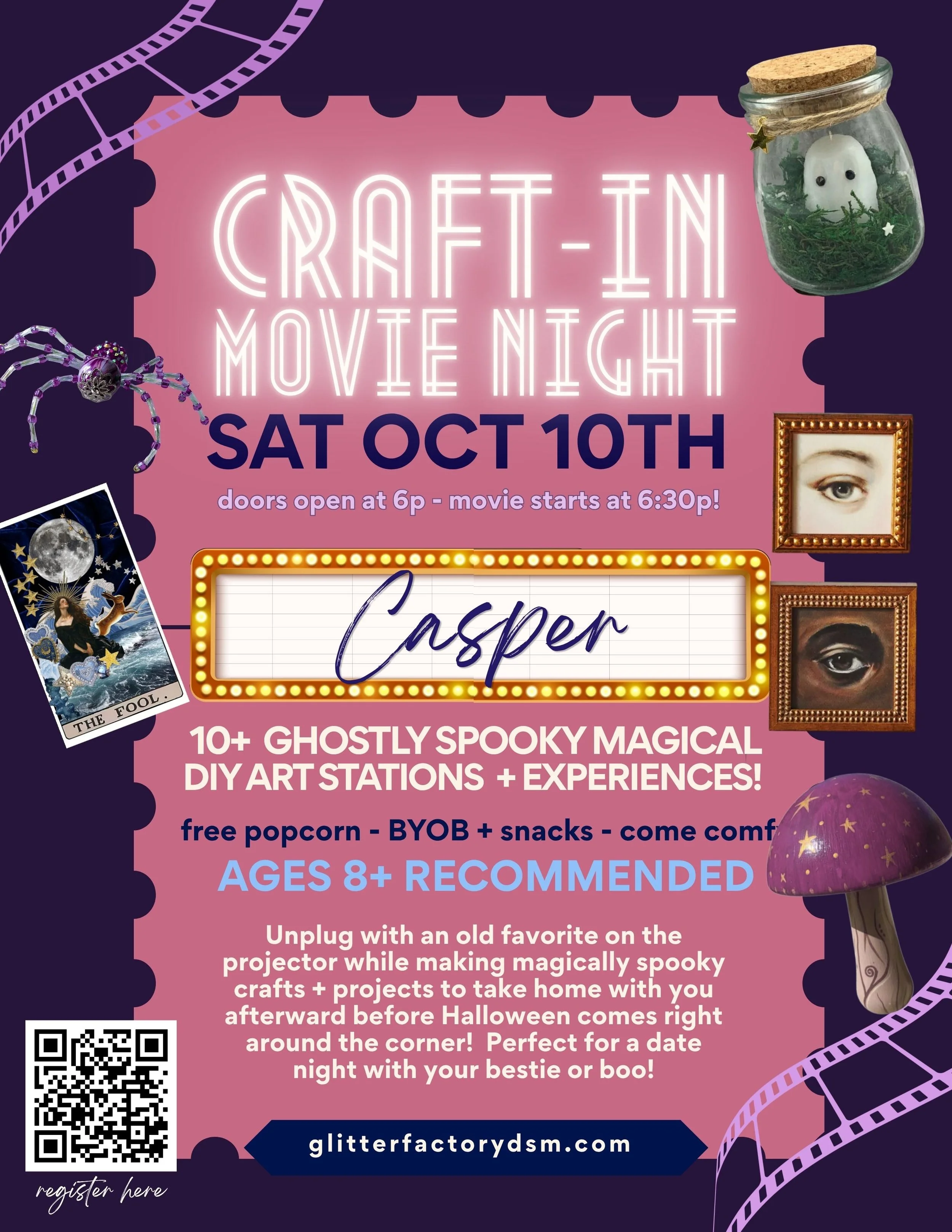 Craft-In Movie Night - Casper - 10/10