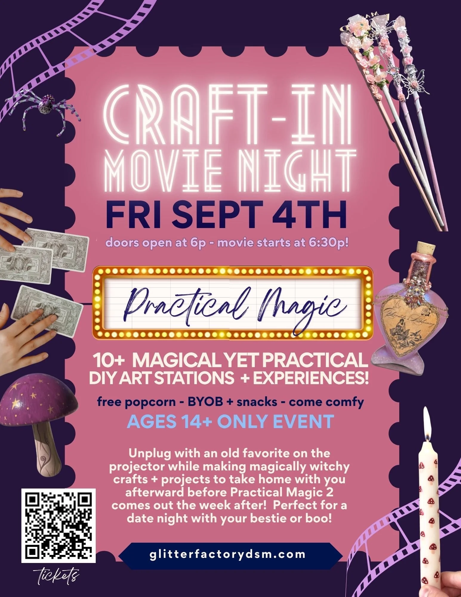 Craft In Movie Night - Sept 4