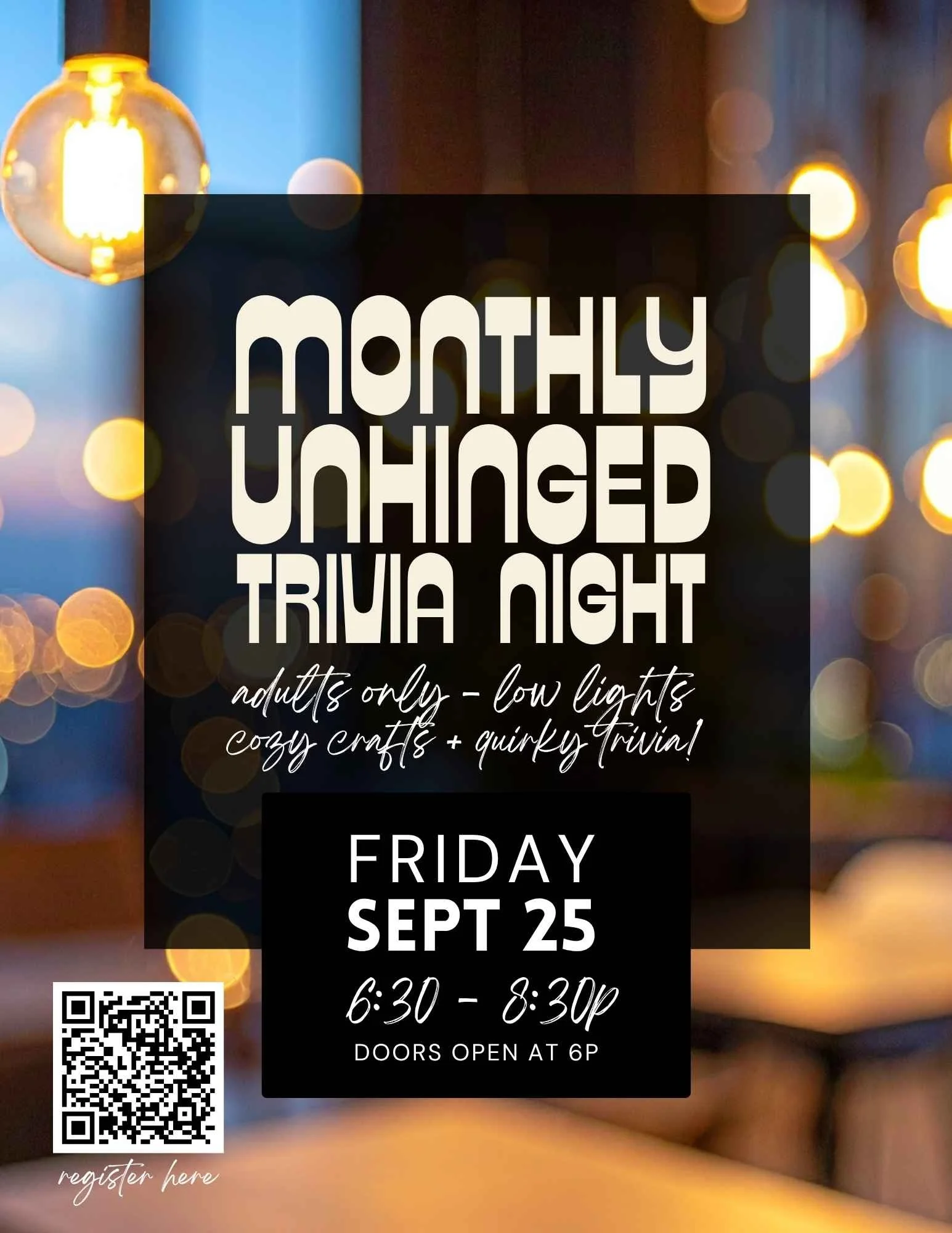 Unhinged Team Trivia Night 