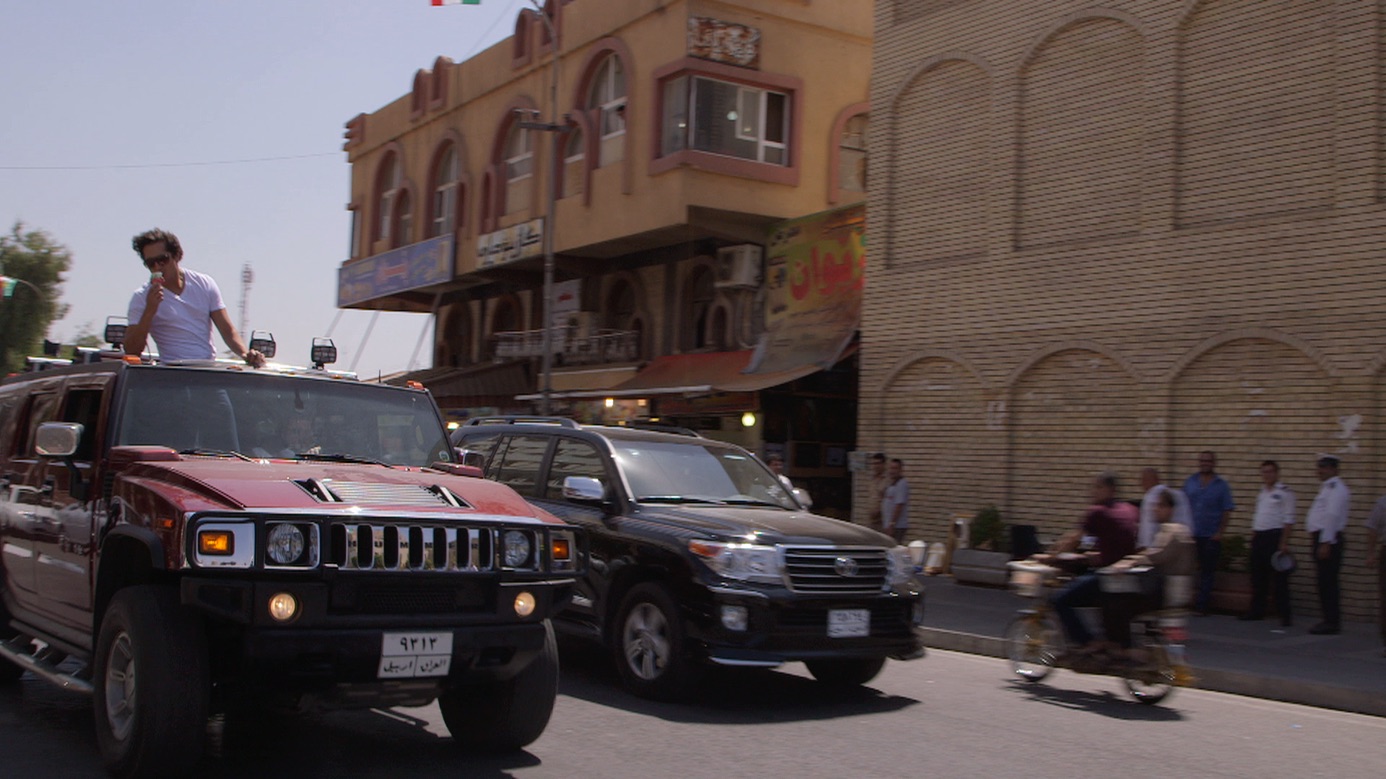 Must try: six-flavor Iraqi ice-cream eaten out of the sunroof of a Hummer.
