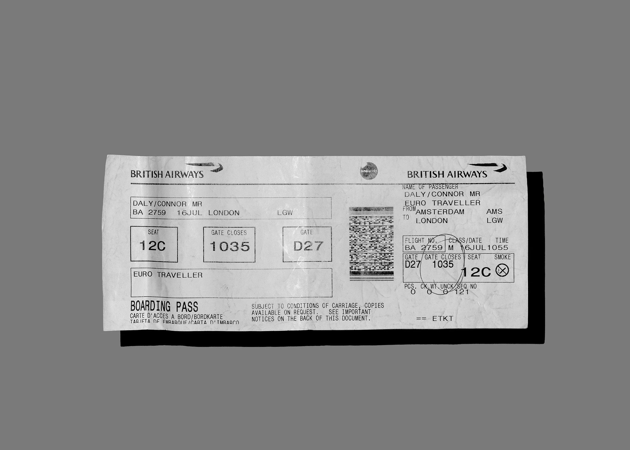  Plane Ticket, 2026 