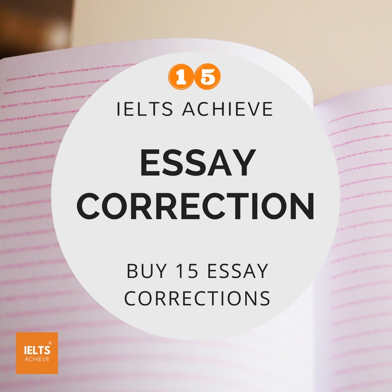 correction of writing essays